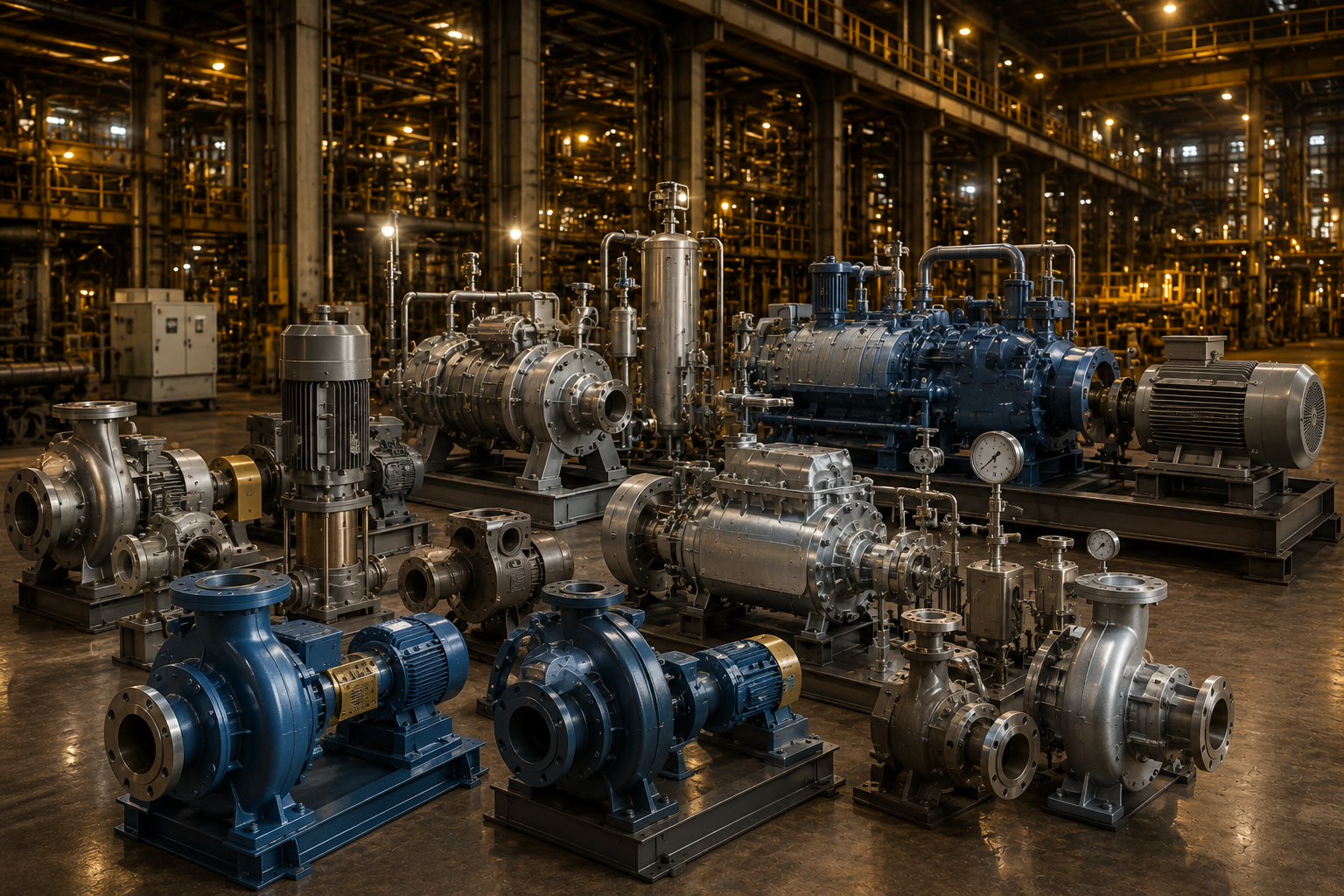 Pumps and compressors